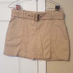 Tan colored skort